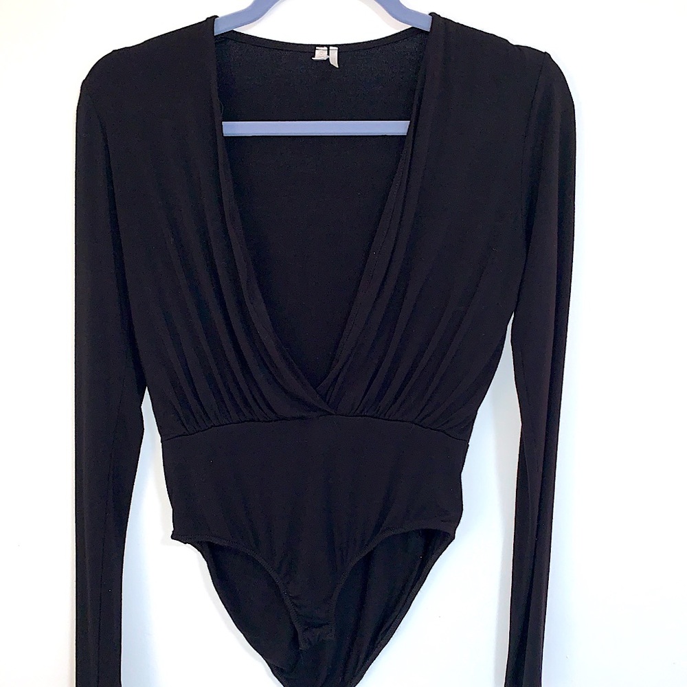 Urban Outfitters Deep V Bodysuit